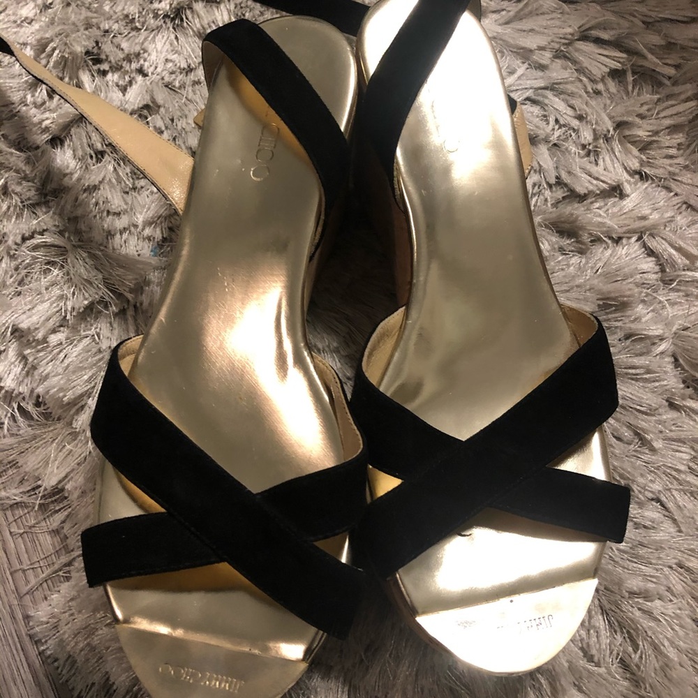 Jimmy choo cork wedges